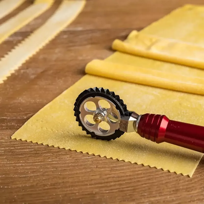 Marcato Atlas 150 Rossa Macchina per pasta con rotella tagliapasta, rosso