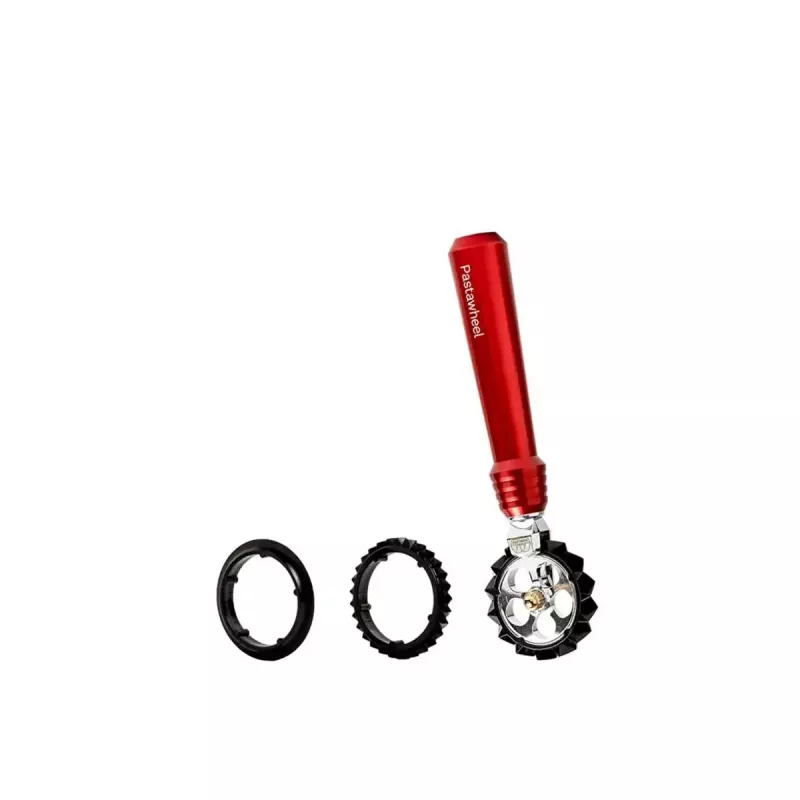 Marcato Atlas 150 Rossa Macchina per pasta con rotella tagliapasta, rosso