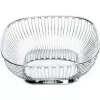 Cestino portavivande Alessi 845 quadrato acciaio inox 230x230 mm