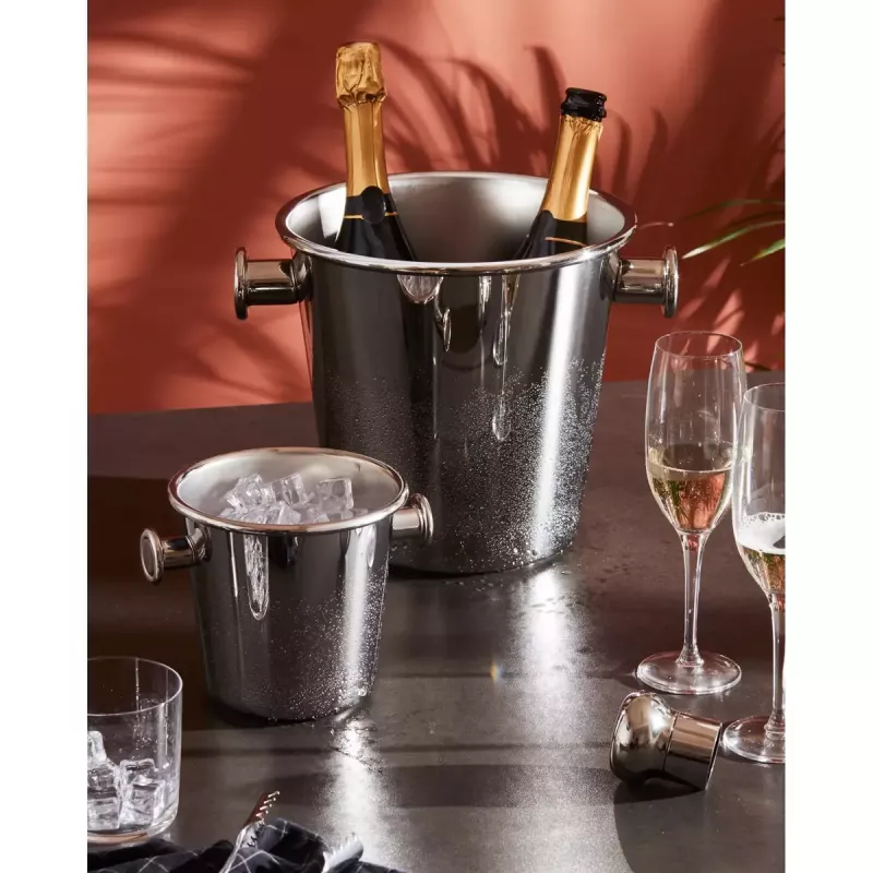 Secchiello per ghiaccio Alessi 5052 volume 6,5 L altezza 230 mm