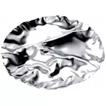 Piatto da portata Alessi Pepa rotondo acciaio inox 32,3 cm