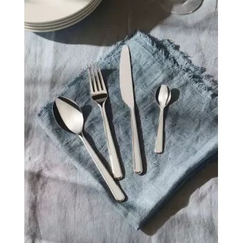 Set posate da cucina ALESSI BG02S24 — set coltello e forchetta da tavola, acciaio inox