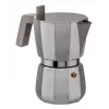 Caffettiera Moka Alessi Moka 0,3 L grigio