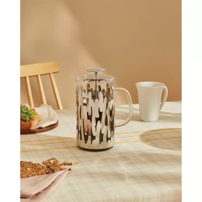 Caffettiera manuale Alessi BM12/8 acciaio inox 150 mm