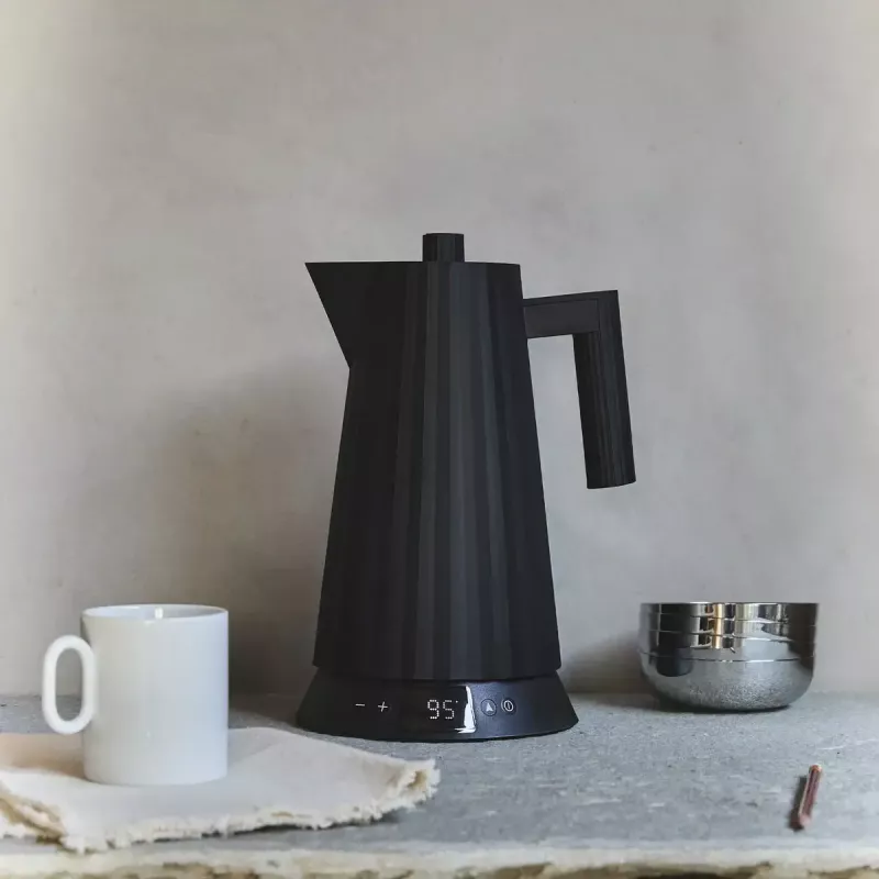 Bollitore elettrico Alessi 1,0 l 2200 W nero