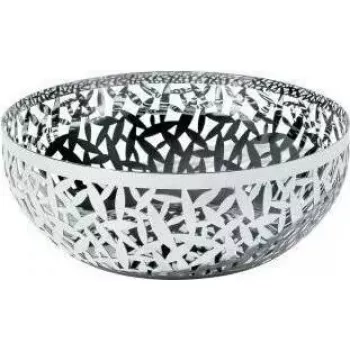 Cestino da portata Alessi MSA04/21 rotondo acciaio inox 95 mm