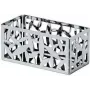 Cestino da portata Alessi MSA29 rettangolare acciaio inox