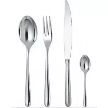 Set posate Alessi Caccia LCD01S24, 24 pezzi, acciaio inox