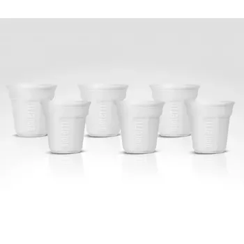 Set tazze BIALETTI BICCHIERINO bianco — 6 pezzi, tazze da caffè