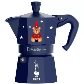 Caffettiera BIALETTI Moka Express 1 tazza blu Joyful Memories