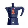 Caffettiera moka BIALETTI Moka Express 3 tazze 150 ml, Joyful Christmas Blue
