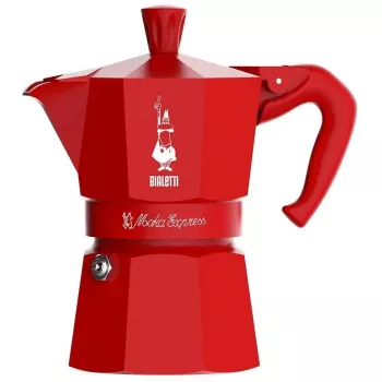 Caffettiera da piano cottura BIALETTI Moka Express 1TZ 1 tazza rossa