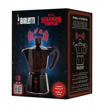 Caffettiera BIALETTI Moka Express 6 tazze – 6 TZ Stranger Things