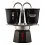 Caffettiera moka BIALETTI 0005408 macchina da caffè manuale nero 90 ml