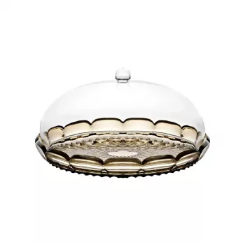 Alzata piccola Guzzini Vanity con campana, fumé