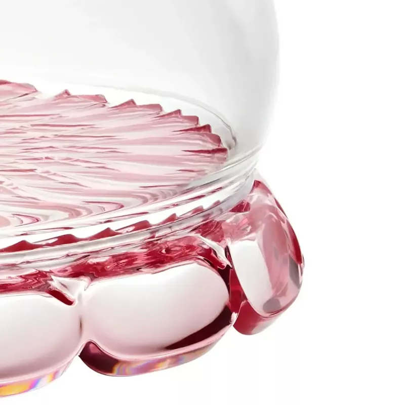 Guzzini Vanity Alzata per torte piccola con campana, Flamingo Pink
