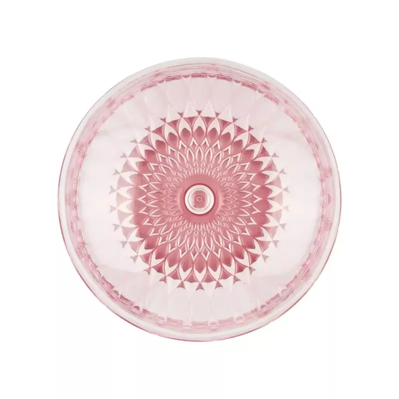 Guzzini Vanity Alzata per torte piccola con campana, Flamingo Pink