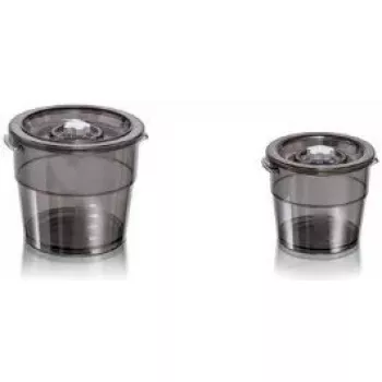 Contenitore per alimenti Magic Vac ACO1005 rotondo grigio trasparente 100°C