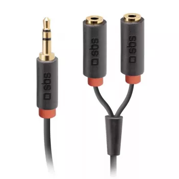 Cavo audio stereo SBS Audio jack 3,5 mm con splitter