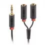 Cavo audio stereo SBS Audio jack 3,5 mm con splitter