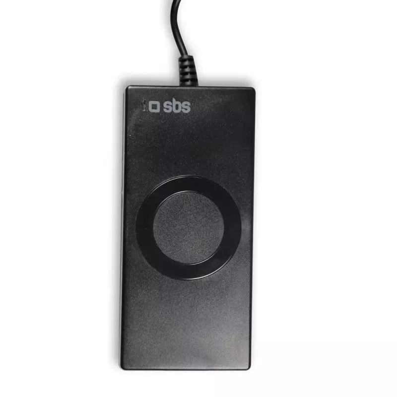 Alimentatore SBS portatile 90 W per notebook da interno nero 2,2 m