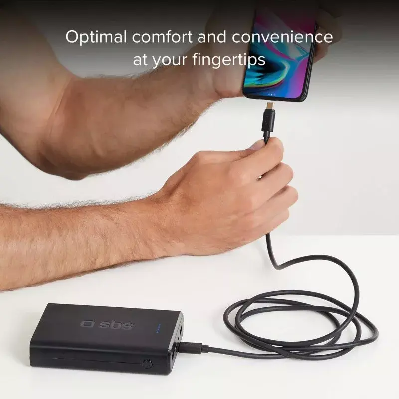 Cavo dati e ricarica SBS TECABLETCC31K USB C 1,5 m USB 3.2 Gen 1
