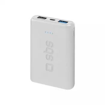 Powerbank portatile SBS 5000 mAh, capacità batteria 5000 mAh