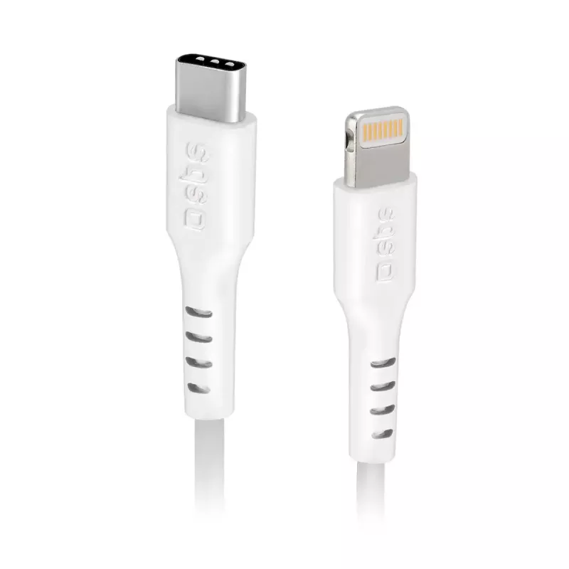 Cavo Lightning a USB-C SBS Mobile TECABLELIGTC2W — 2 m, bianco