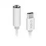 Cavo mobile SBS TEINTJACKTYCFMW bianco 0,09 m 3,5 mm USB-C