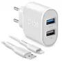 Caricabatterie mobile SBS TEKITTR2ULH2189A da interno AC bianco smartphone tablet