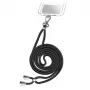 Cordino per cellulare SBS TEUNILACEK – tessuto nero, monopezzo