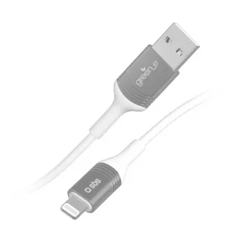 Cavo Lightning SBS GRECABLEUSBIP589W 1,2 m argento bianco
