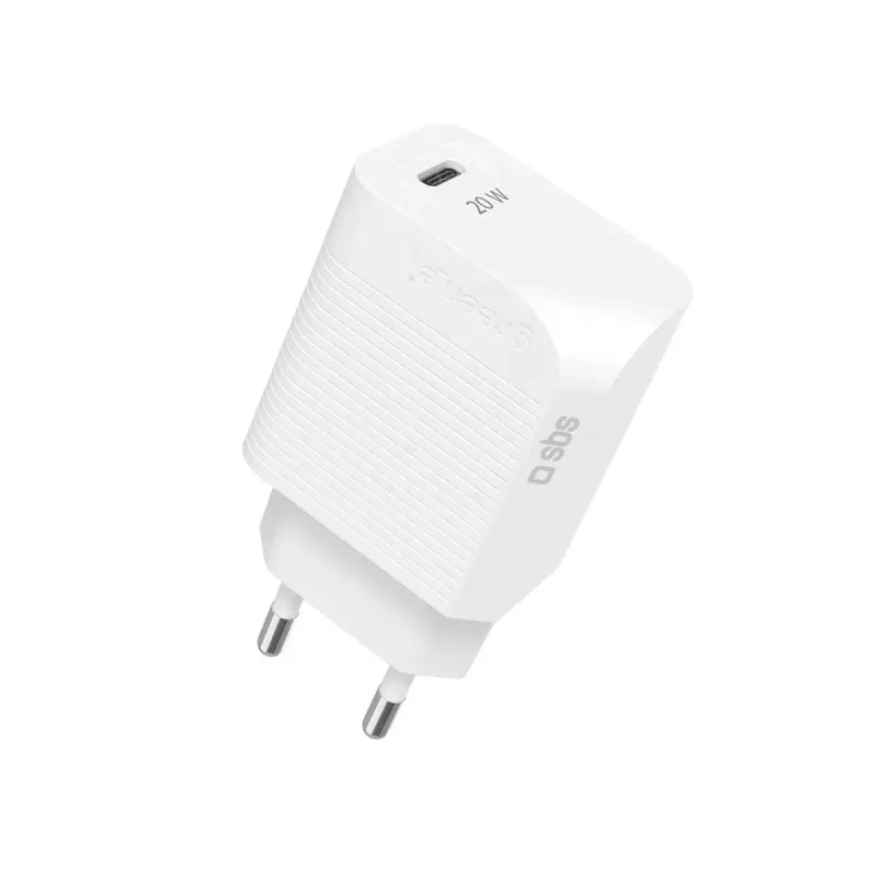 Caricabatterie per dispositivi mobili SBS GRETR1CPD20W universale bianco AC ricarica rapida