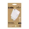 Caricabatterie mobile SBS GRETR1USB18W universale bianco AC ricarica rapida