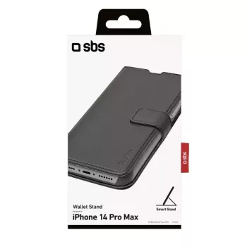 Custodia portafoglio SBS TEBKWALIP1467PK per iPhone 14 Pro Max 17 cm nero