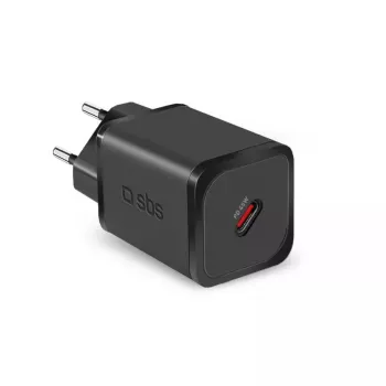 Caricabatterie per dispositivi mobili SBS TETRGAN1C45W ricarica rapida per interni nero