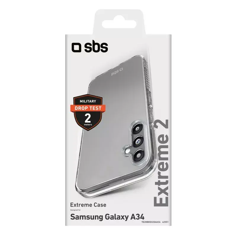 Cover SBS Extreme X2 Samsung Galaxy A34 16,8 cm trasparente