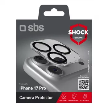 Protezione per obiettivo fotocamera SBS per Apple iPhone 17 Pro (TECAMGLIP1763P)