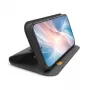 Custodia portafoglio con supporto SBS per Samsung Galaxy A37 – TEWALSAA37K, nera, custodia portafoglio con funzione stand