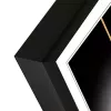 Cornice singola ZEP AL1B4 alluminio nero