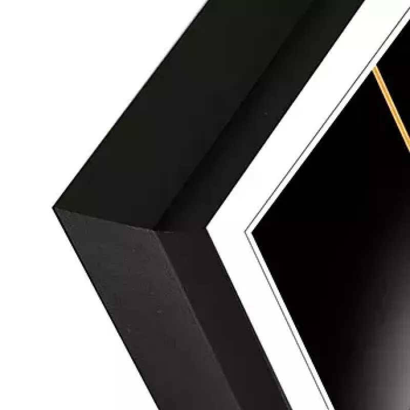 Cornice singola ZEP AL1B4 alluminio nero