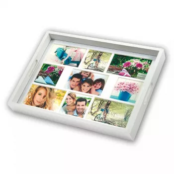 Cornice multipla ZEP W006 legno bianco 447x347 mm
