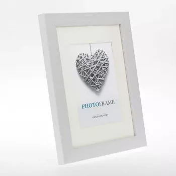 Portafoto singolo ZEP Regent 4 bianco legno 230x330 mm
