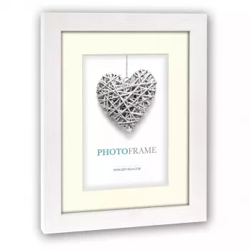 Portafoto singolo ZEP Regent 4 bianco legno 230x330 mm