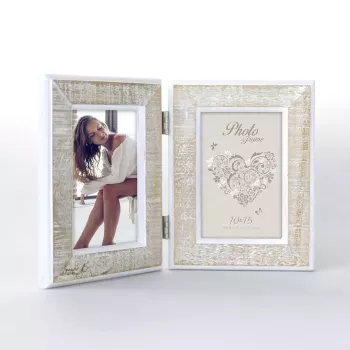 Set cornici portafoto ZEP Levico 2Q Natural White