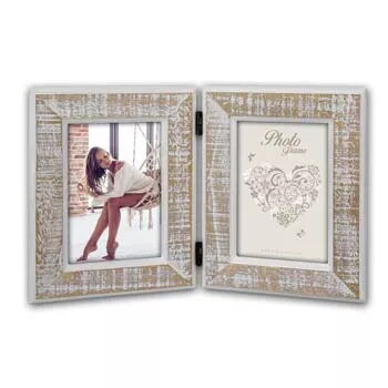 Set cornici portafoto ZEP Levico 2Q Natural White