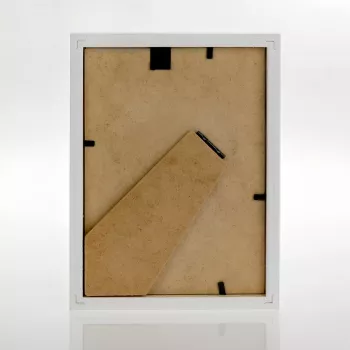 Portafoto singolo ZEP Vivan 3 V33573 legno bianco 13x18 cm