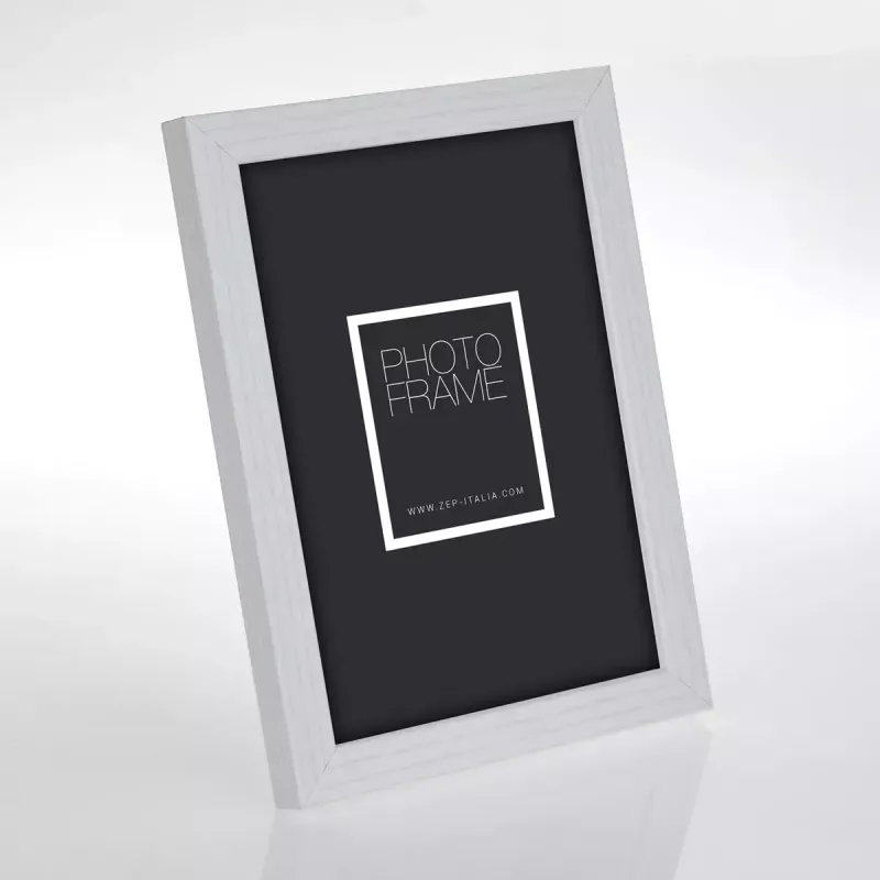 Portafoto singolo ZEP Vivan 3 V33573 legno bianco 13x18 cm