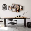 Set cornici ZEP Vercelli nero marrone MDF 535x320 mm