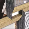 Set cornici ZEP Vercelli nero marrone MDF 535x320 mm